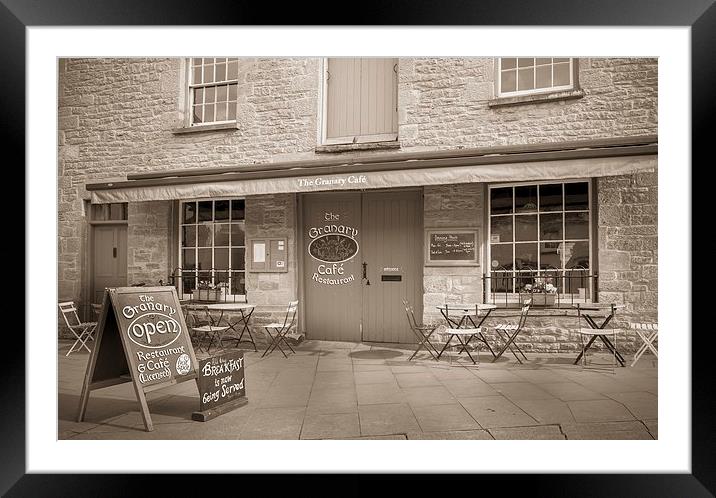  The Granary cafe Framed Mounted Print by Dean Merry