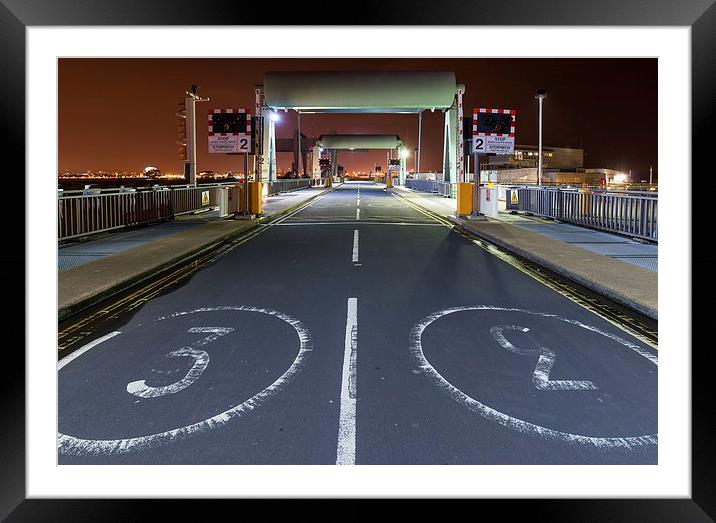  Cardiff Barrage  Framed Mounted Print by Dean Merry