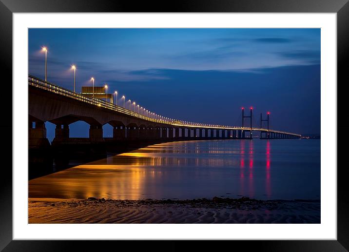 Second Severn Crossing Framed Mounted Print by Dean Merry