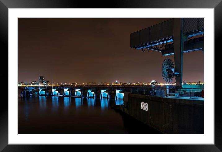   Cardiff Barrage Framed Mounted Print by Dean Merry