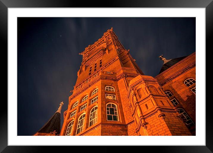   Pierhead Building, Cardiff Bay Framed Mounted Print by Dean Merry