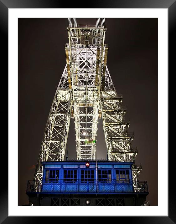   Newport Transporter Bridge Framed Mounted Print by Dean Merry