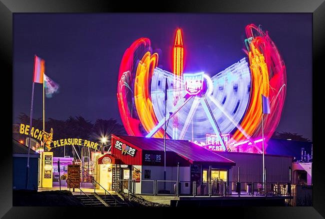  Porthcawl Pleasure Park Framed Print by Dean Merry