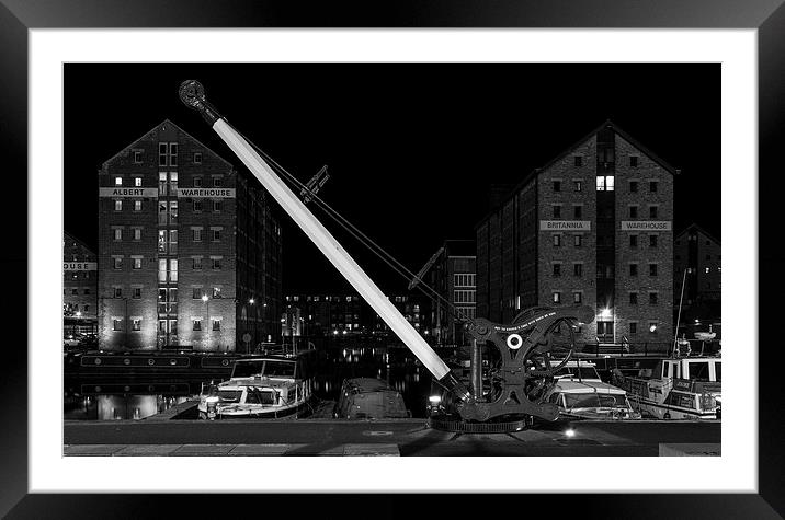  Albert and Britannia Warehouses, Gloucester Quays Framed Mounted Print by Dean Merry