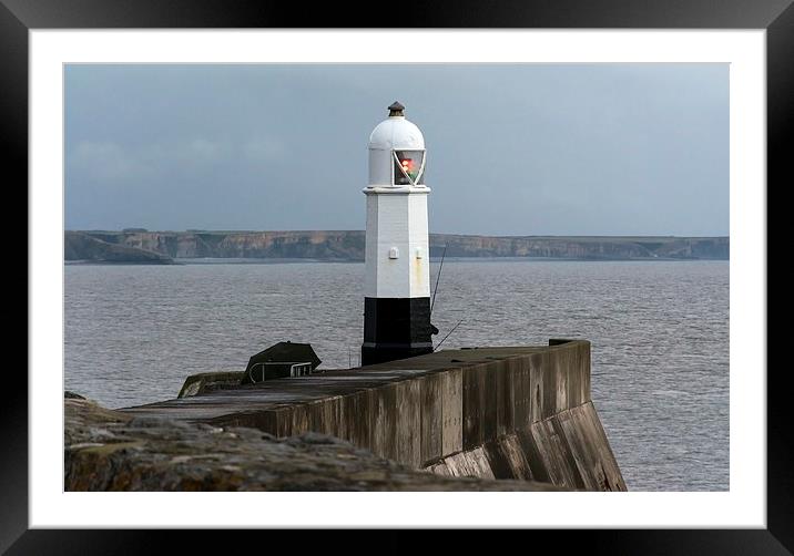  Porthcawl Lighthouse Framed Mounted Print by Dean Merry