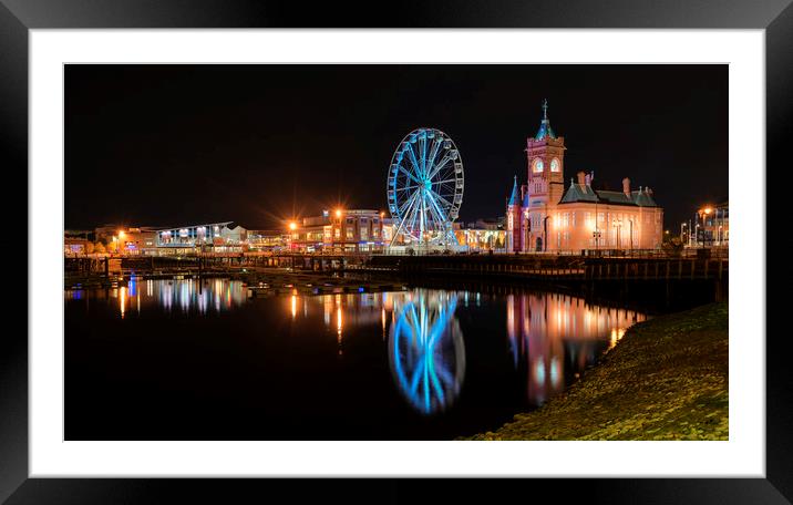 Pierhead Building from across the bay, Cardiff Framed Mounted Print by Dean Merry