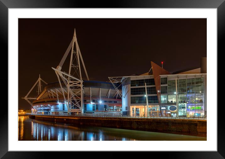Cardiff millennium stadium   Framed Mounted Print by Dean Merry
