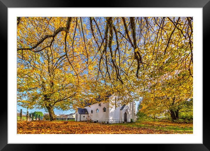 Church of St Michael and all Angels, Beddau Framed Mounted Print by Dean Merry