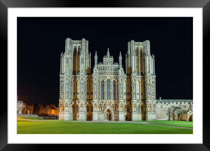 Wells Cathedral Somerset England Framed Mounted Print by Dean Merry