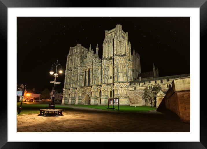 Wells Cathedral Somerset England Framed Mounted Print by Dean Merry