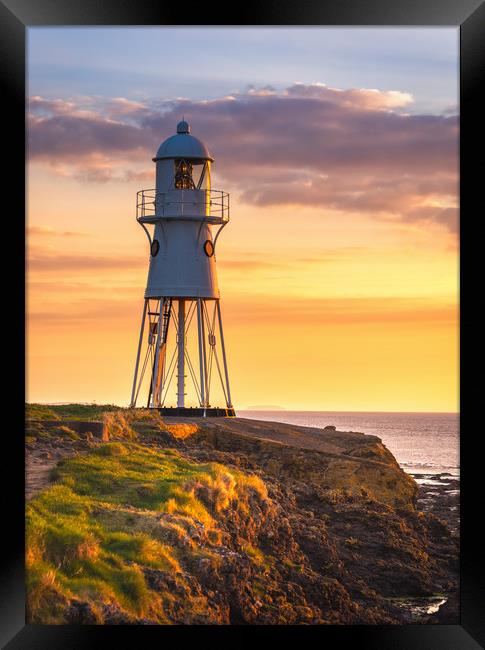 Black Nore Lighthouse  Framed Print by Dean Merry