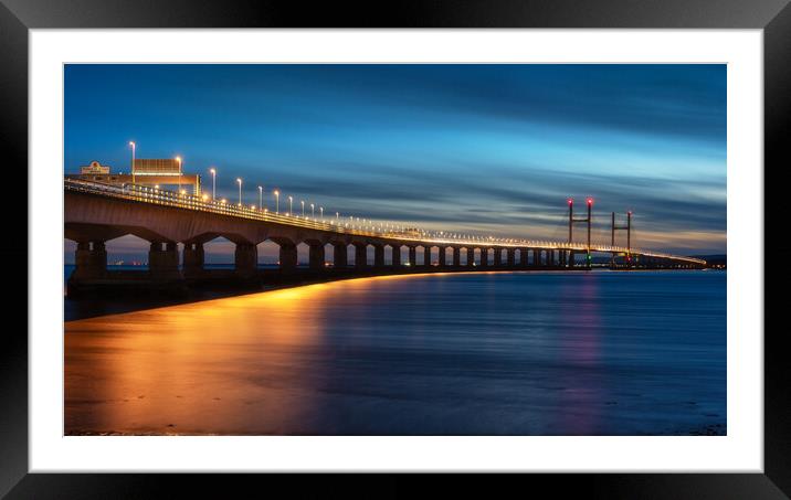 Second Severn Crossing  Framed Mounted Print by Dean Merry