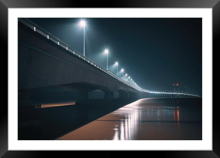 Second Severn Crossing  Framed Mounted Print by Dean Merry