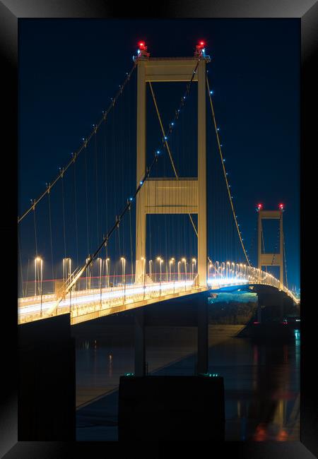  First Severn Crossing Framed Print by Dean Merry