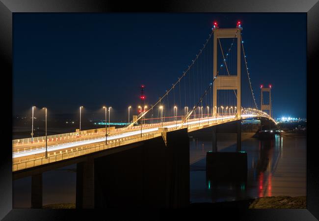  First Severn Crossing Framed Print by Dean Merry