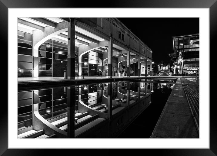 Millennium Square Reflections Framed Mounted Print by Dean Merry
