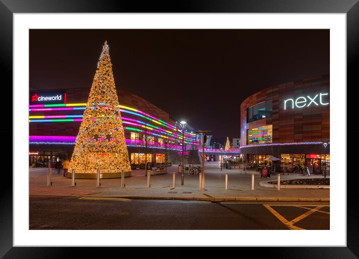 Friars Walk Shopping centre, Newport Framed Mounted Print by Dean Merry