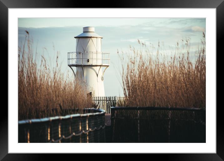 East Usk Lighthouse Framed Mounted Print by Dean Merry