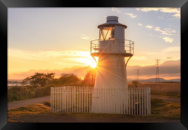 East Usk Lighthouse Framed Print by Dean Merry