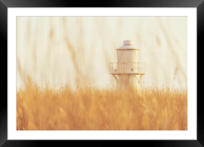 East Usk Lighthouse Framed Mounted Print by Dean Merry