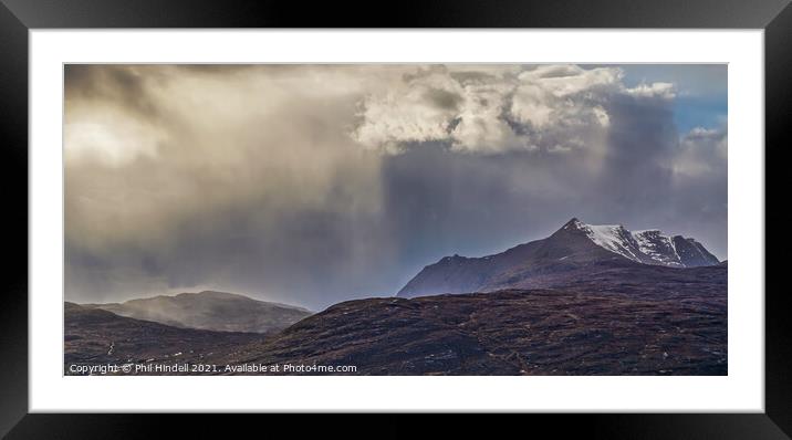 Ben Mor Coigach Framed Mounted Print by Phil Hindell