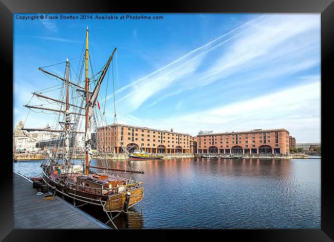 Albert Docks Liverpool Framed Print by Frank Stretton