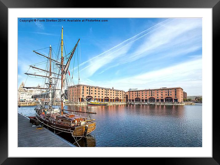 Albert Docks Liverpool Framed Mounted Print by Frank Stretton