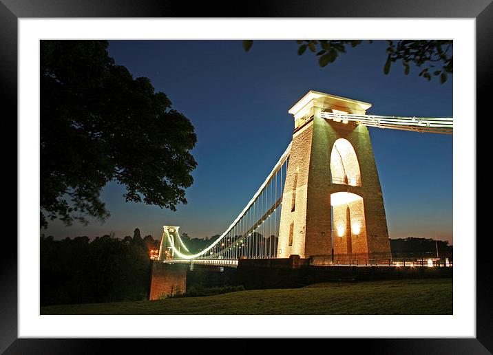 Clifton Suspension Bridge Framed Mounted Print by Michael Hopes