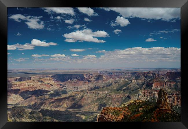  Point Imperial Grand Canyon Framed Print by Angela Rowlands