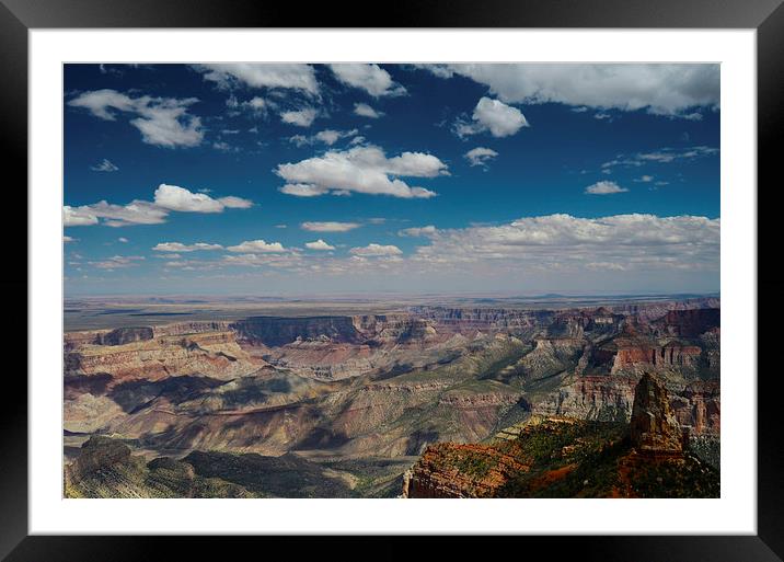 Point Imperial Grand Canyon Framed Mounted Print by Angela Rowlands
