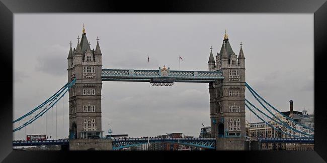  Tower Bridge London, England Framed Print by Michael Crawford