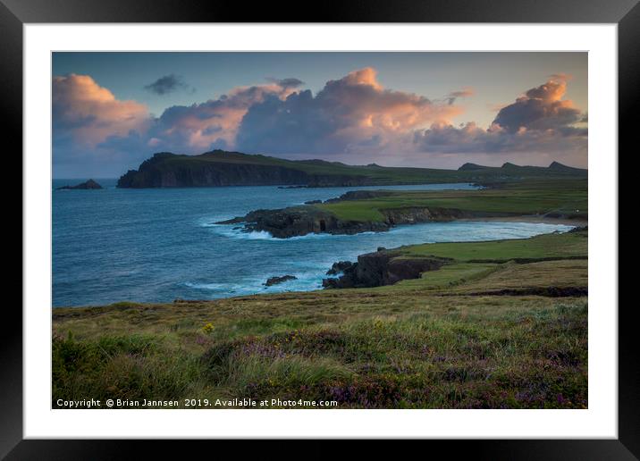 Dingle Peninsula   Framed Mounted Print by Brian Jannsen