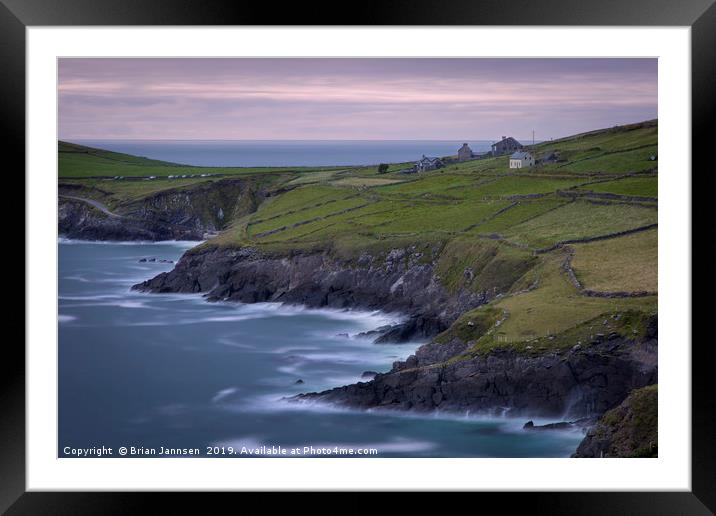 Dingle Peninsula Evening  Framed Mounted Print by Brian Jannsen