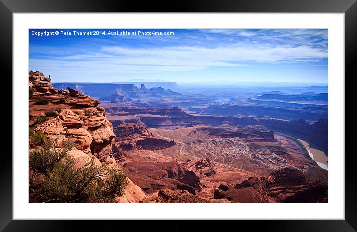A Landscape to Get Lost In Framed Mounted Print by Peta Thames
