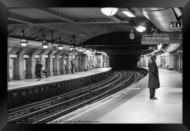 Waiting. Framed Print by Peter Bunker