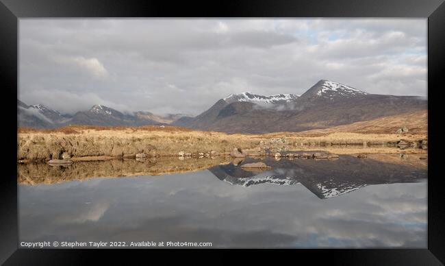 Meall a'Bhuiridh Framed Print by Stephen Taylor