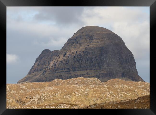 Suilven Framed Print by Stephen Taylor