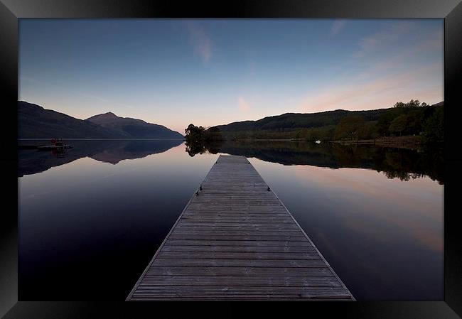 Loch Lomond at Dawn Framed Print by Stephen Taylor