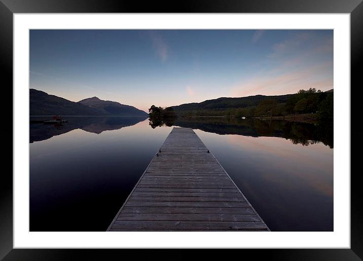 Loch Lomond at Dawn Framed Mounted Print by Stephen Taylor