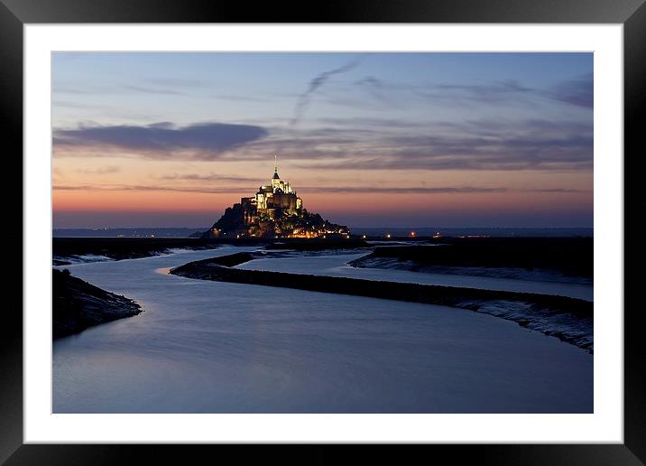 Mont Saint Michel Normandy Framed Mounted Print by Stephen Taylor