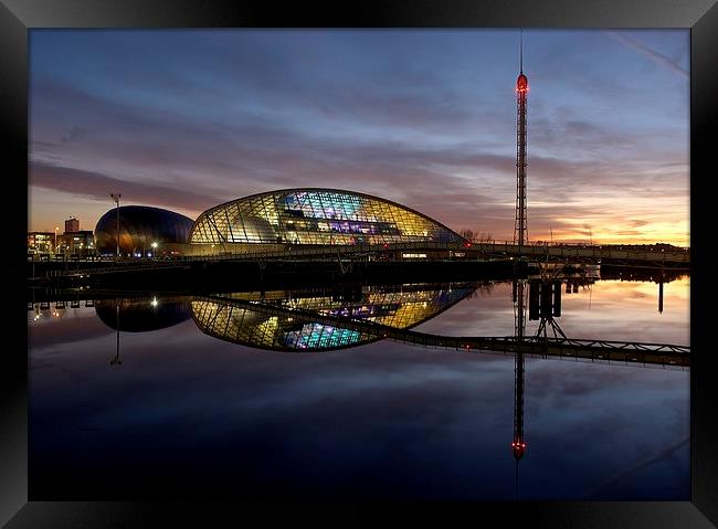  Glasgow science centre Framed Print by Stephen Taylor