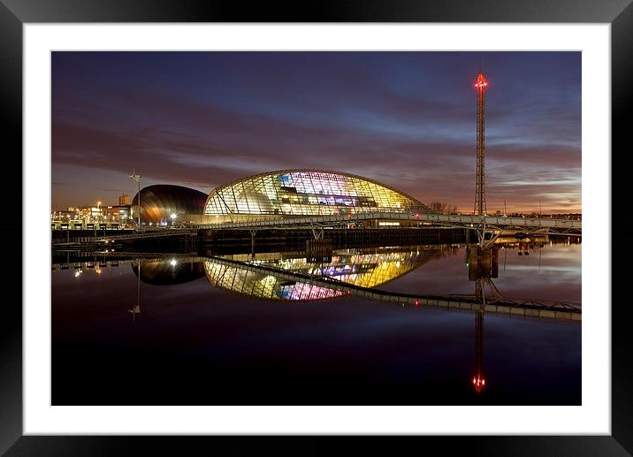 Glasgow science centre Framed Mounted Print by Stephen Taylor