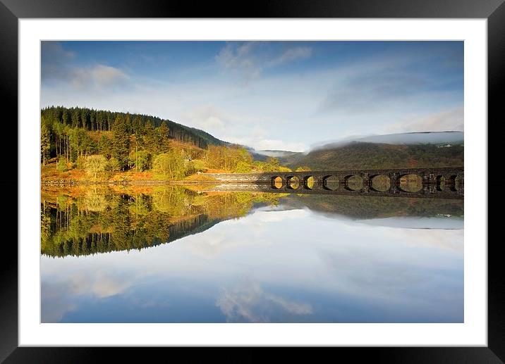 Golden light in the Elan Valleey Framed Mounted Print by Stephen Taylor