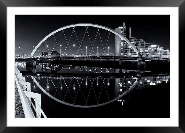  The Clyde Arc Framed Mounted Print by Stephen Taylor