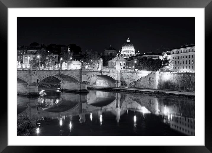 Rome at night Framed Mounted Print by Stephen Taylor