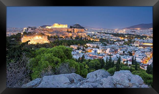  Acropolis of Athens Framed Print by Stephen Taylor