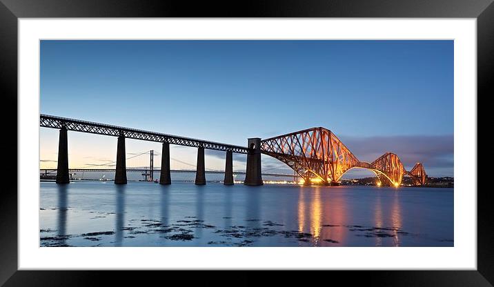  Forth Bridge Framed Mounted Print by Stephen Taylor