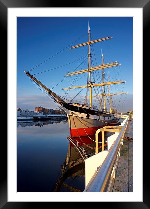  The Tall Ship Glasgow Framed Mounted Print by Stephen Taylor