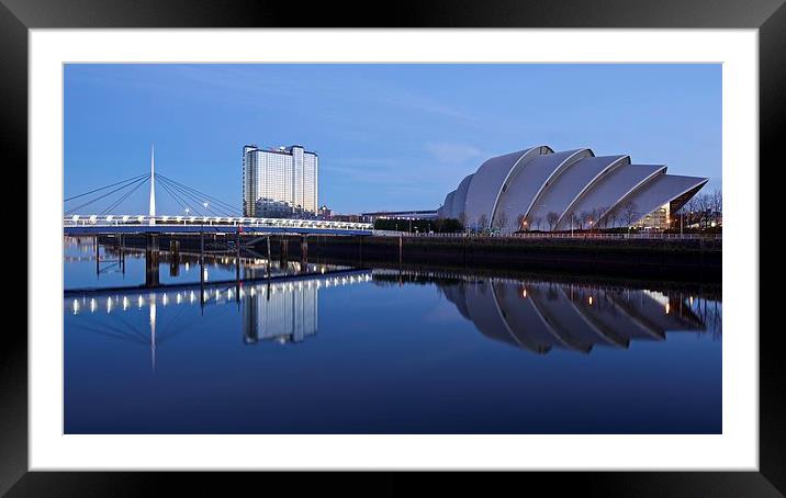 Glasgow Riverside Framed Mounted Print by Stephen Taylor
