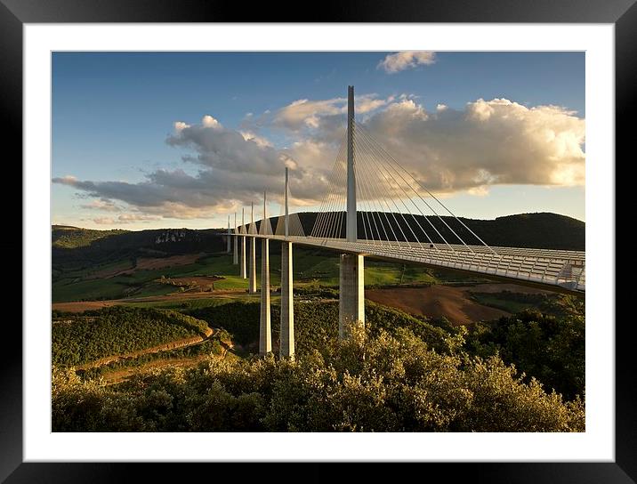  Viaduc de millau Framed Mounted Print by Stephen Taylor